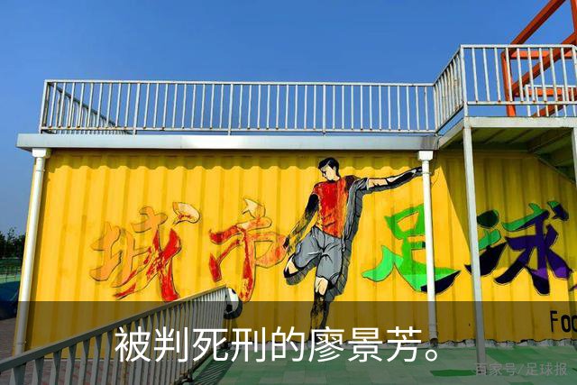 被判死刑的廖景芳。